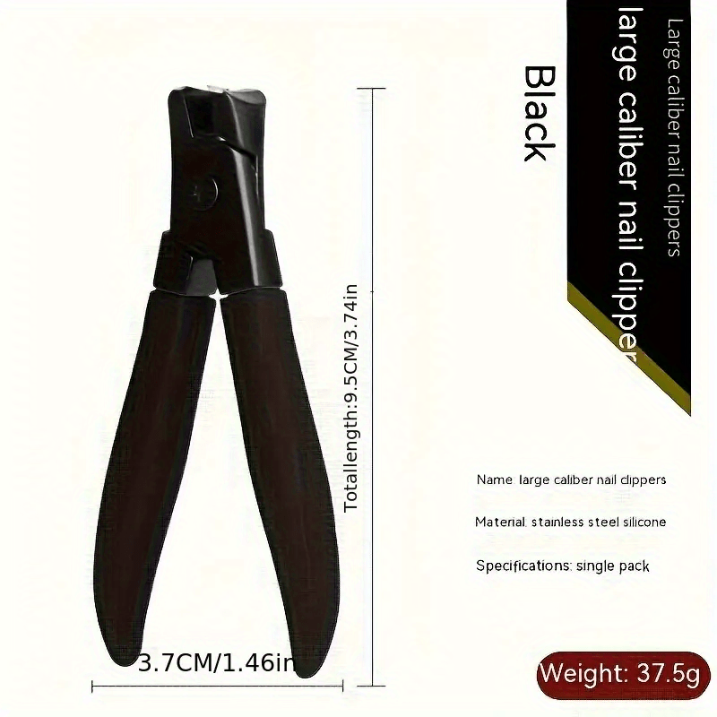 Heavy-Duty Toenail Clippers Set - Large Opening For Thick Hard Toenails, Professional Grade, Easy Grip, Splash-Proof, Sharp And Durable Nail Cutter Tool - Classic Style - For Men & Women - Suitable for Home & Travel - Perfect Gift for Seniors & People wit