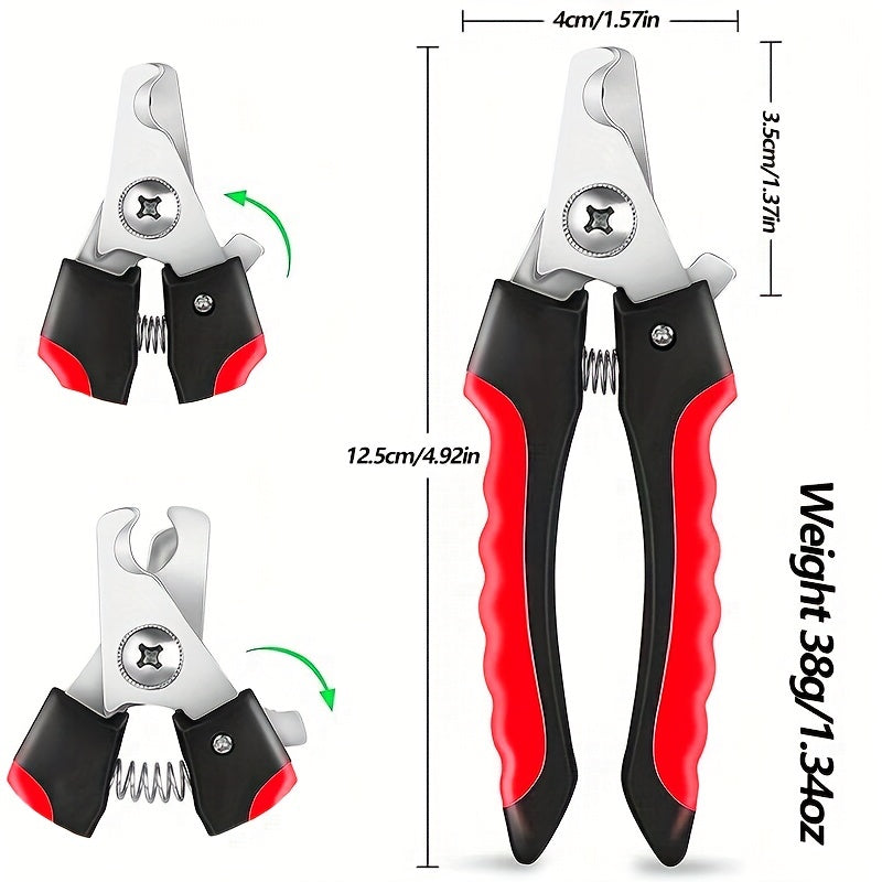 Pet Nail Clippers - Large, Medium, And Small Dog Nail Clippers, Dog Pet Supplies, Complimentary Nano File - For Dogs - For Grooming & Nail Care - Great Gift for Dog Owners