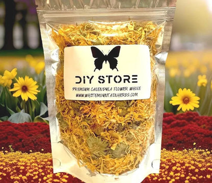 Calendula Flower Wild Crafted Premium Dried ~ Calendula Officinalis