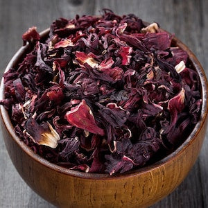 Hibiscus Flower Organic Petals Tea Dried Cut Bulk ~ Hibiscus Sabdariffa