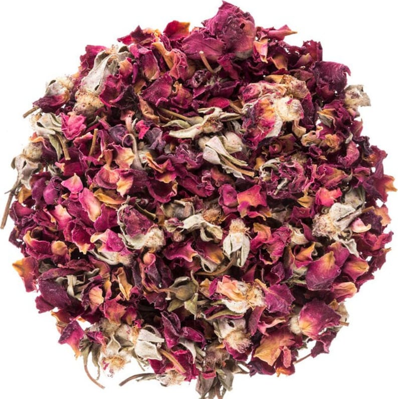 Rose Buds Petals Wild Crafted Flower Dried ~ Fragrant Wedding Flowers Tea Bulk ~ Rosa Canina