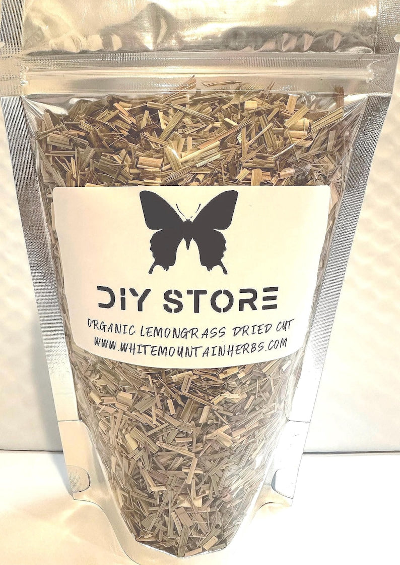 Lemongrass Wild Crafted Dried Cut ~ Cymbopogon Citratus